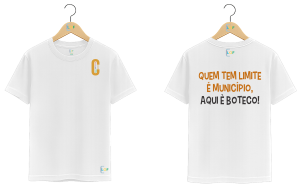 Camiseta – Quem tem limite é município.