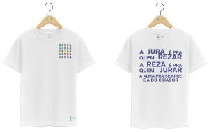 Camiseta – Samba – A Jura e a Reza
