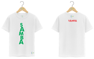 Camiseta – Samba - Verde e Vermelho