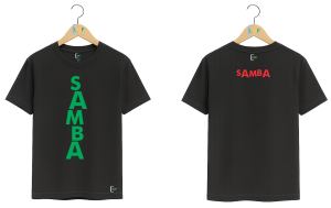 Camiseta – Samba - Verde e Vermelho