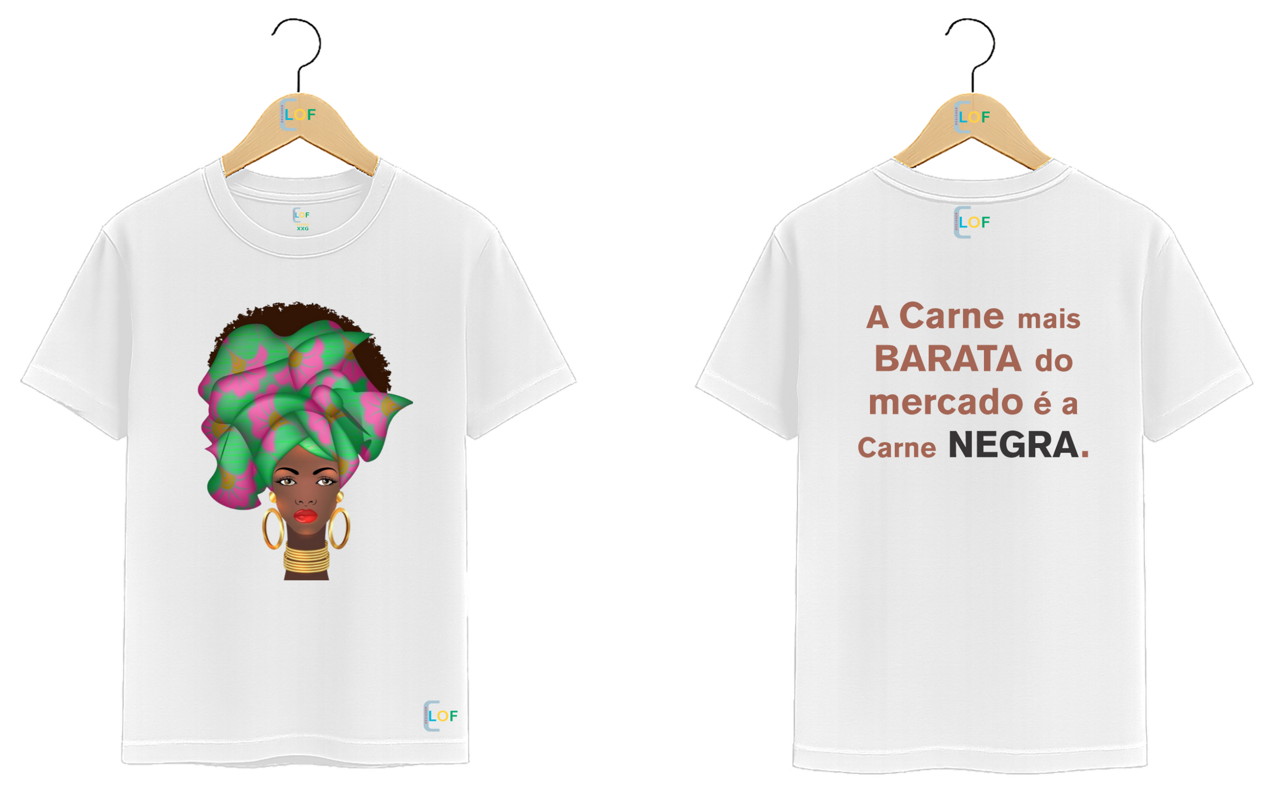 Camiseta – Africana - Carne Negra - Imagem 2