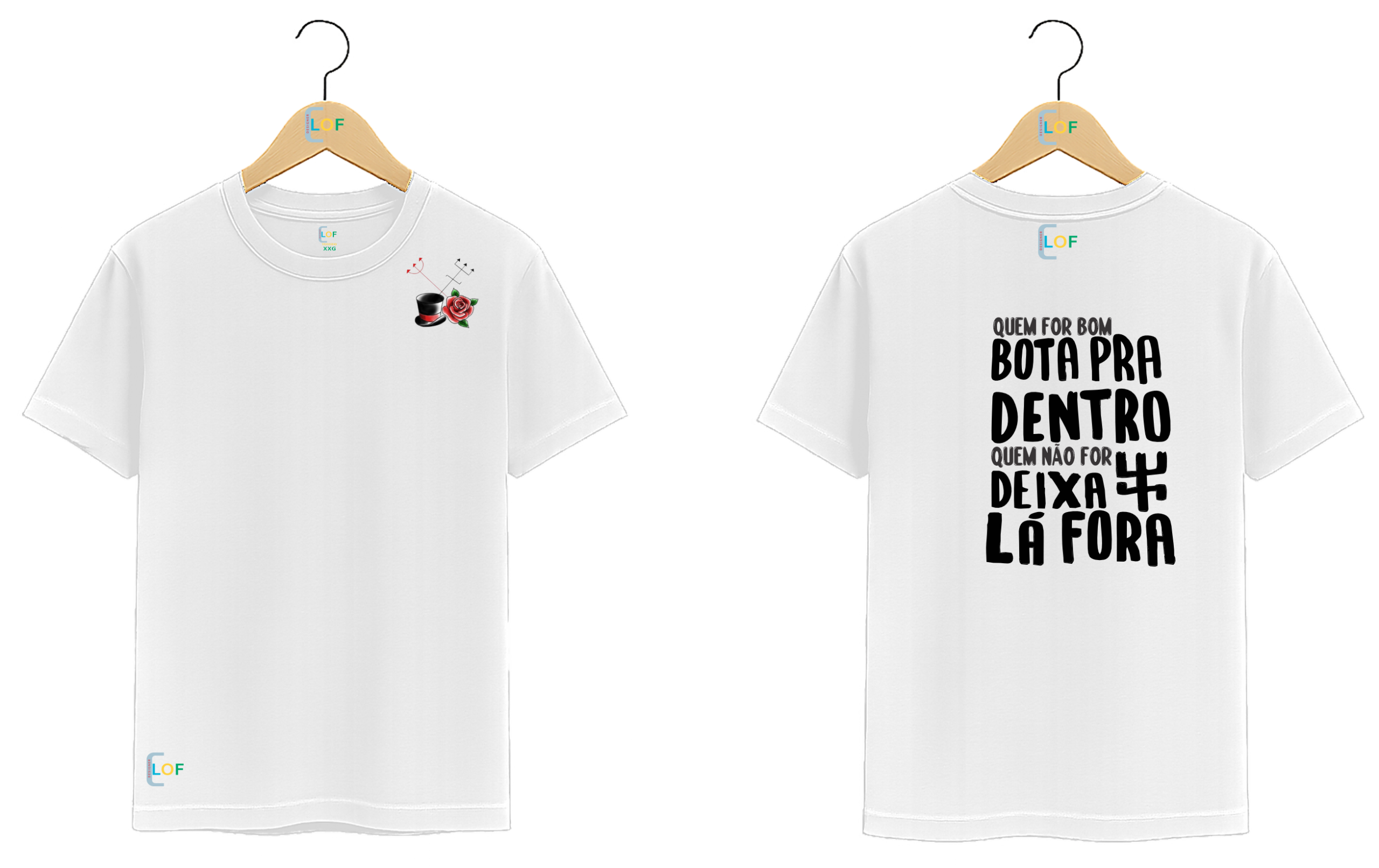 Camiseta – Axé - Quem for bom Bota pra dentro - Imagem 2