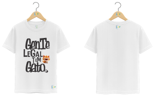 Camiseta – Gato - Gente Legal tem Gato