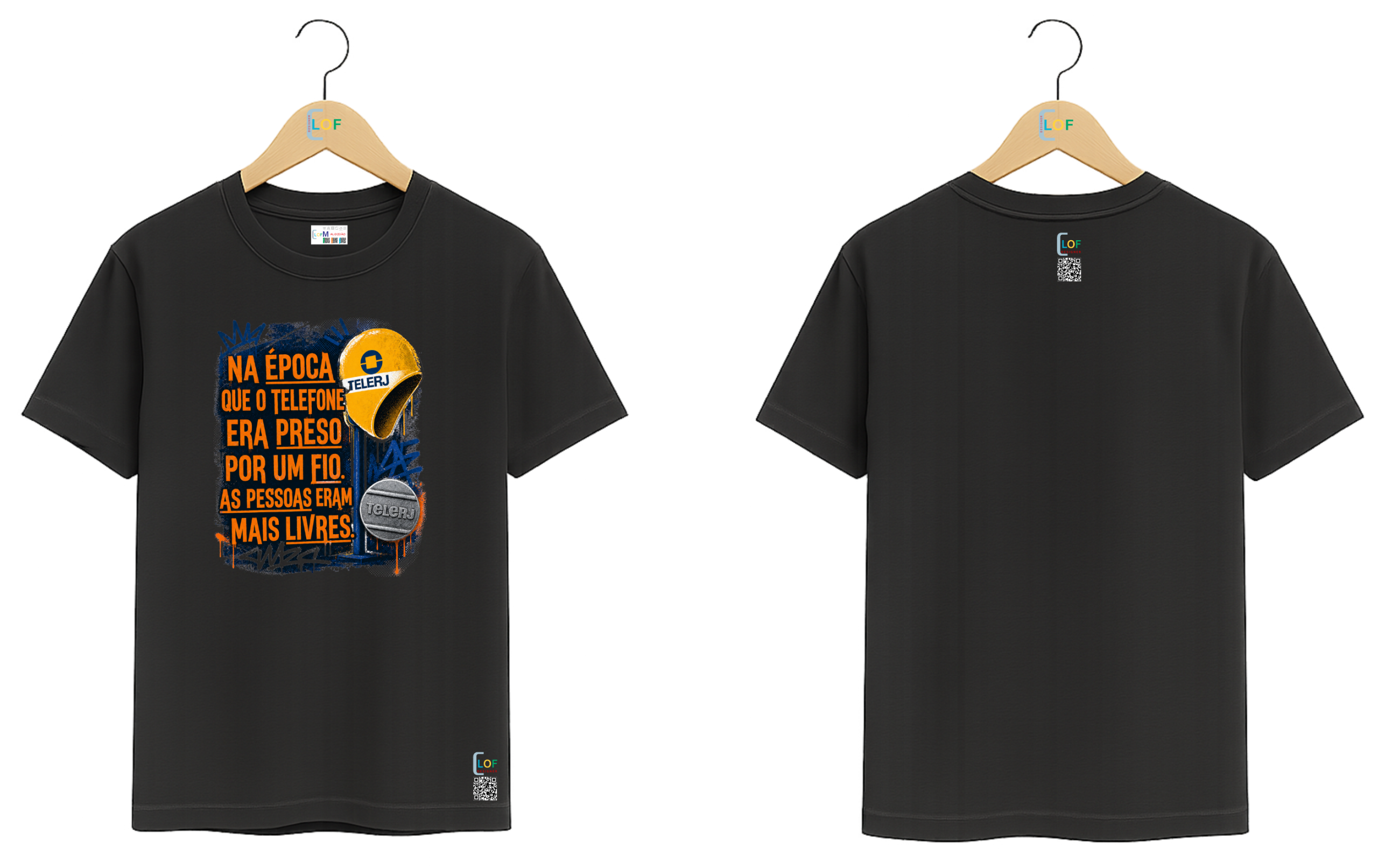 Camiseta – Estampas - Orelhão Ficha