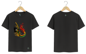 Camiseta –  Estampas - Guitarra Color