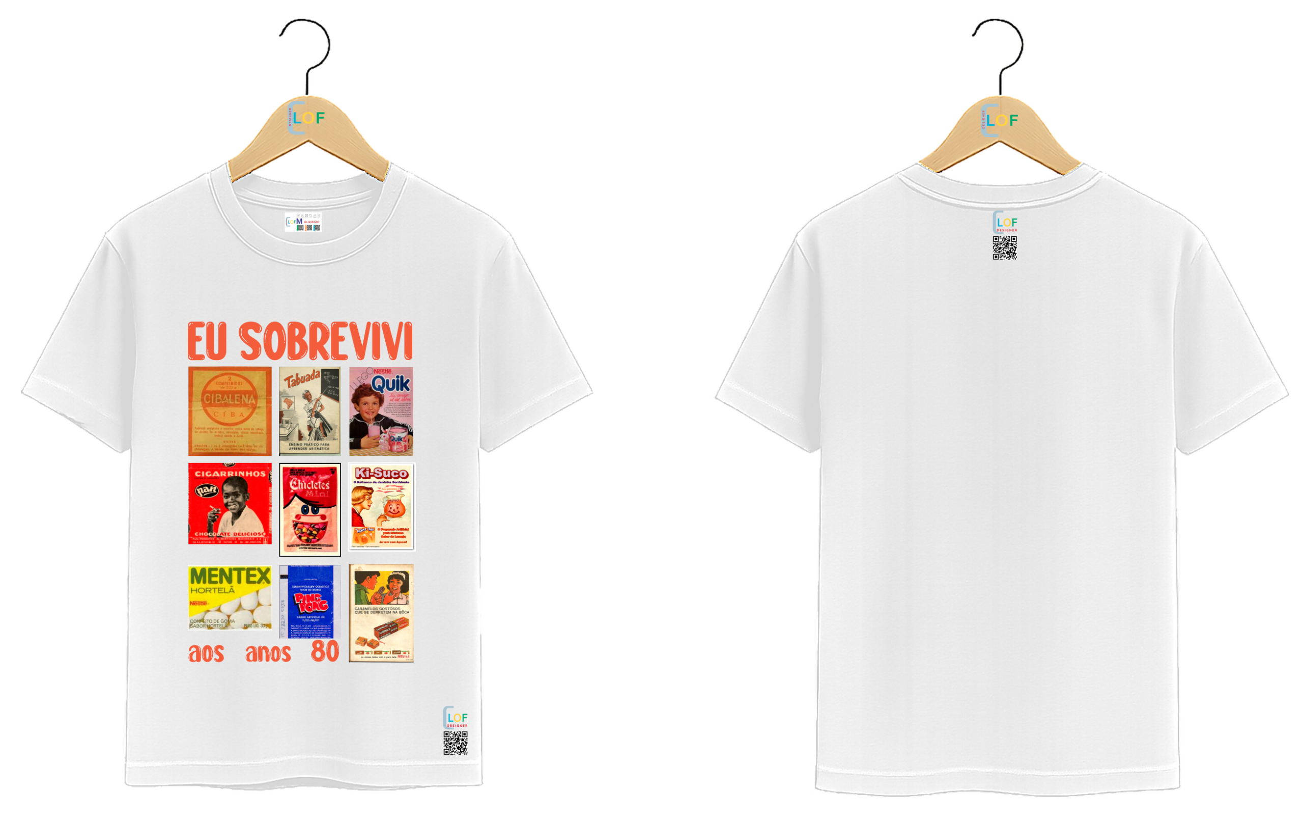 Camiseta – Retro - Sobreviver aos anos 80