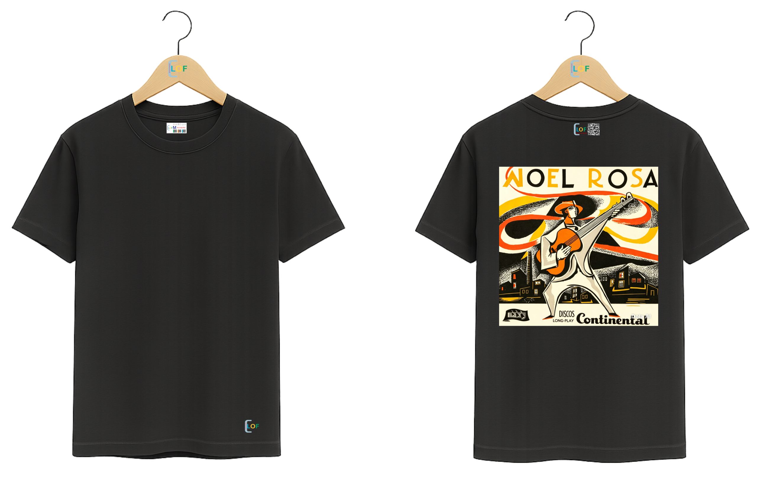 Camiseta – Discos - Noel Continental